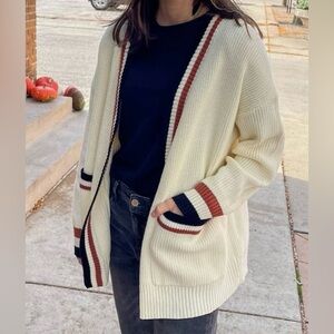 NWT OAT New York Open Front Cardigan